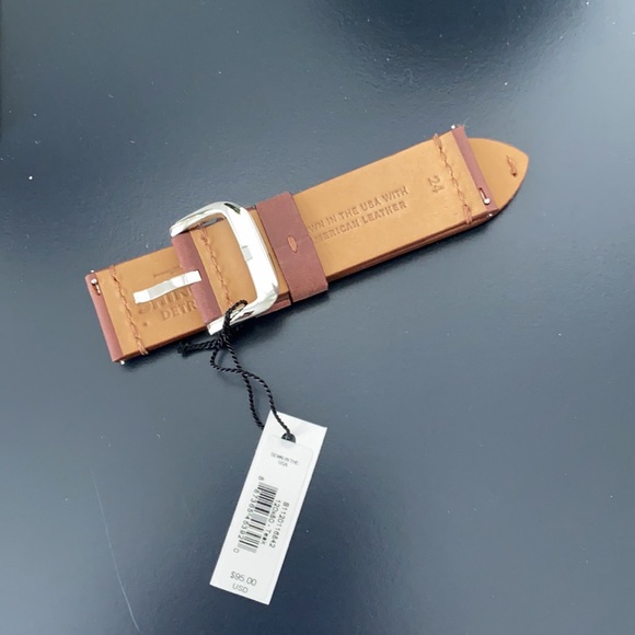 Women's Interchangeable Leather Watch Strap, 24mm - Picture 2 of 2